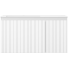 Mexen Rivel dulap baie 90 cm cu chiuvetă Otis stânga, 1S, 1D, șanfrenat, alb mat - 91A23-09047-3-BBFF01-W18L01