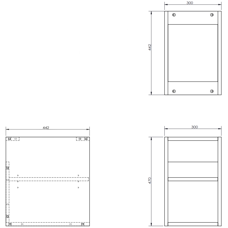 Mexen Rivel 90 cm-es Otis fürdőszobai szekrény bal oldali mosdóval, 1 fiók, 1 ajtó, bordázott, fekete matt
