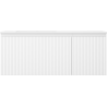 Mexen Rivel dulap de baie 120 cm cu lavoar Otis stânga, 1S, 1D, cu structura în relief, alb mat - 91A23-12047-3-BBFF01-W18L01