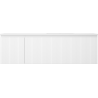Mexen Rivel dulap baie 160 cm cu lavoar Otis dreapta, 1S, 1D, striat, alb mat - 91A23-16047-3-BBFF01-W18P01