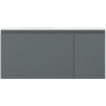 Mexen Orio dulap baie 100 cm cu lavoar Vela stânga, 1S, 1D, grafit mat/alb mat - 91A13-10047-3-BBFF66-W23L01