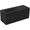 Mexen Orio dulap baie 120 cm cu lavoar Vela stânga, 1S, 1D, negru mat - 91A13-12047-3-BBFF71-W23L71