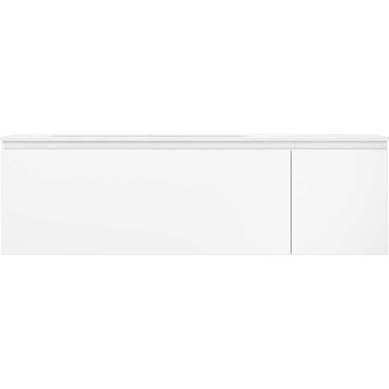Mexen Orio dulap de baie 160 cm cu chiuvetă Vela stânga, 1S, 1D, alb mat - 91A13-16047-3-BBFF01-W23L01