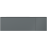 Mexen Orio dulap baie 160 cm cu lavoar Vela stânga, 1S, 1D, grafit mat/alb mat - 91A13-16047-3-BBFF66-W23L01
