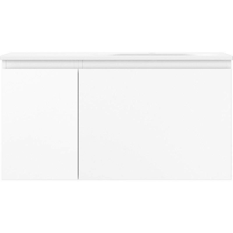 Mexen Orio dulap baie 90 cm cu lavoar Vela dreapta, 1S, 1D, alb mat - 91A13-09047-3-BBFF01-W23P01