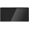 Mexen Orio dulap baie 100 cm cu chiuvetă Vela dreapta, 1S, 1D, negru lucios/negru mat - 91A13-10047-3-BBFF70-W23P71