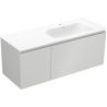 Mexen Orio dulap baie 120 cm cu lavoar Vela dreapta, 1S, 1D, gri mat/alb mat - 91A13-12047-3-BBFF62-W23P01