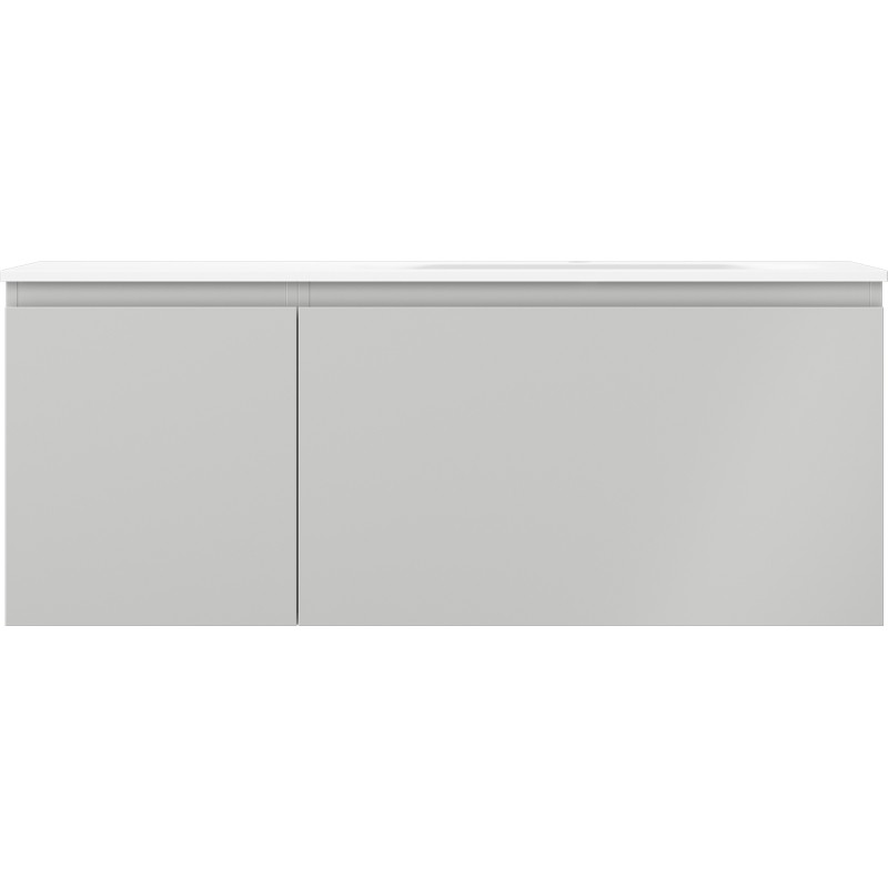 Mexen Orio dulap baie 120 cm cu lavoar Vela dreapta, 1S, 1D, gri mat/alb mat - 91A13-12047-3-BBFF62-W23P01