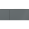 Mexen Orio 120 cm-es fürdőszobaszekrény Vela mosdóval jobbra, 1S, 1D, grafit matt/fehér matt - 91A13-12047-3-BBFF66-W23P01
