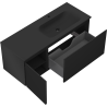 Mexen Orio dulap baie 120 cm cu lavoar Vela dreapta, 1S, 1D, negru mat - 91A13-12047-3-BBFF71-W23P71