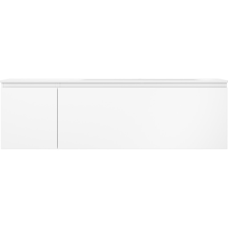Mexen Orio dulap de baie 160 cm cu lavoar Vela dreapta, 1S, 1D, alb mat - 91A13-16047-3-BBFF01-W23P01