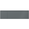 Mexen Orio dulap baie 160 cm cu chiuvetă Vela dreaptă, 1S, 1D, grafit mat/alb mat - 91A13-16047-3-BBFF66-W23P01