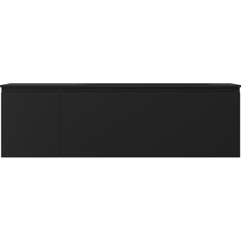 Mexen Orio dulap baie 160 cm cu lavoar Vela dreapta, 1S, 1D, negru mat - 91A13-16047-3-BBFF71-W23P71