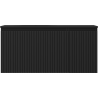 Mexen Rivel dulap baie 100 cm cu lavoar Vela stânga, 1S, 1D, cu rifluri, negru mat - 91A23-10047-3-BBFF71-W23L71