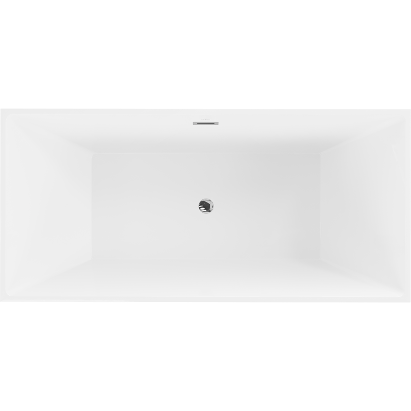 Mexen Ibiza cadă independentă 170 x 80 cm, albă - 57021708000