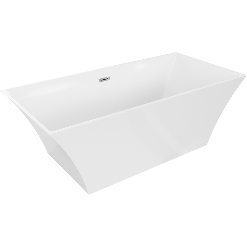 Mexen Ibiza cadă independentă 170 x 80 cm, albă - 57021708000