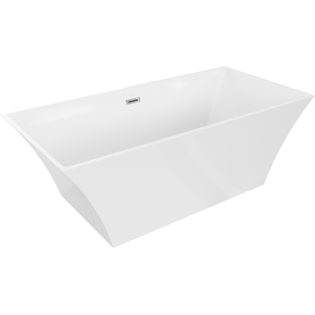 Mexen Ibiza cadă independentă 170 x 80 cm, albă - 57021708000