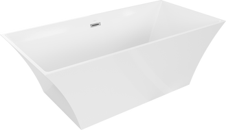 Mexen Ibiza cadă independentă 170 x 80 cm, albă - 57021708000