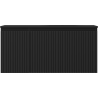 Mexen Rivel dulap baie 100 cm cu chiuvetă Vela dreaptă, 1S, 1D, cu textură, negru mat - 91A23-10047-3-BBFF71-W23P71
