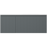 Mexen Rivel dulap baie 120 cm cu lavoar Vela dreapta, 1S, 1D, canelat, grafit/alb mat - 91A23-12047-3-BBFF66-W23P01