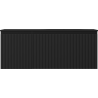 Mexen Rivel dulap baie 120 cm cu lavoar Vela dreapta, 1S, 1D, canelat, negru mat - 91A23-12047-3-BBFF71-W23P71