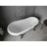 Mexen Retro szabadonálló kád 150 x 73 cm, Fehér, nogi Króm - 53251507300-00
