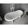 Mexen Retro szabadonálló kád 150 x 73 cm, fehér, fehér lábak - 53251507300-20