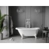 Mexen Retro cadă de baie freestanding 150 x 73 cm, albă, picioare albe - 53251507300-20
