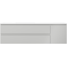 Mexen Orio dulap baie 160 cm cu lavoar Otis stâng, 2S, 1D, gri mat/alb mat - 91A13-16047-3-BBFFF62-W18L01
