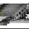 Mexen Retro cadă de sine stătătoare 150 x 73 cm, Albă, picioare Neagră - 53251507300-70