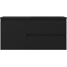 Mexen Orio dulap baie 100 cm cu lavoar Otis dreapta, 2S, 1D, negru mat - 91A13-10047-3-BBFFF71-W18P71