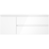 Mexen Orio dulap baie 120 cm cu lavoar Otis dreapta, 2S, 1D, alb lucios - 91A13-12047-3-BBFFF00-W18P00