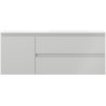 Mexen Orio dulap baie 120 cm cu lavoar Otis pe dreapta, 2S, 1D, gri mat/alb mat - 91A13-12047-3-BBFFF62-W18P01