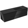 Mexen Orio dulap baie 160 cm cu lavoar Otis dreapta, 2S, 1D, negru lucios/negru mat - 91A13-16047-3-BBFFF70-W18P71