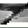 Mexen Retro cadă de sine stătătoare 170 x 75 cm, Albă, picioare Crom - 53251707500-00