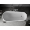 Mexen Retro cada freestanding 170 x 75 cm, albă, picioare cromate - 53251707500-00
