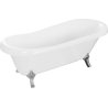 Mexen Retro cadă de baie freestanding 170 x 75 cm, albă, picioare cromate - 53251707500-00