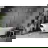 Mexen Retro cadă de sine stătătoare 170 x 75 cm, Albă, picioare Crom - 53251707500-00