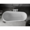 Mexen Retro cadă freestanding 170 x 75 cm, albă, picioare albe - 53251707500-20