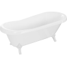 Mexen Retro cadă freestanding 170 x 75 cm, albă, picioare albe - 53251707500-20