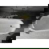Mexen Retro cadă de sine stătătoare 170 x 75 cm, Albă, picioare Aurie - 53251707500-50
