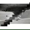 Mexen Retro cadă de sine stătătoare 170 x 75 cm, Albă, picioare Neagră - 53251707500-70