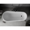 Mexen Retro cadă freestanding 170 x 75 cm, albă, picioare negre - 53251707500-70