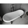 Mexen Retro cadă freestanding 170 x 75 cm, albă, picioare negre - 53251707500-70