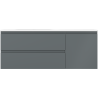 Mexen Orio dulap baie 120 cm cu lavoar Vela stânga, 2S, 1D, grafit mat/alb mat - 91A13-12047-3-BBFFF66-W23L01