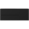 Mexen Orio dulap de baie 120 cm cu lavoar Vela stâng, 2S, 1D, negru mat - 91A13-12047-3-BBFFF71-W23L71