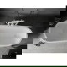 Mexen Retro cadă de sine stătătoare 170 x 75 cm, Albă/Neagră, picioare Albă - 53251707575-20