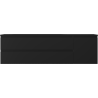 Mexen Orio dulap baie 160 cm cu lavoar Vela stâng, 2S, 1D, negru mat - 91A13-16047-3-BBFFF71-W23L71