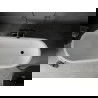 Mexen Retro cadă de sine stătătoare 170 x 75 cm, Albă/Neagră, picioare Neagră - 53251707575-70