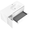 Mexen Orio fürdőszobai szekrény 100 cm mosdóval Vela jobb, 2F, 1A, fényes fehér - 91A13-10047-3-BBFFF00-W23P00